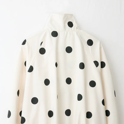 Women's short jacket in cape style with stand-up collar and balloon sleeves EVA-US