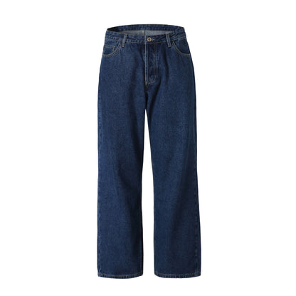 Women High-waisted straight cut Denim jeans with wide leg EVA-US