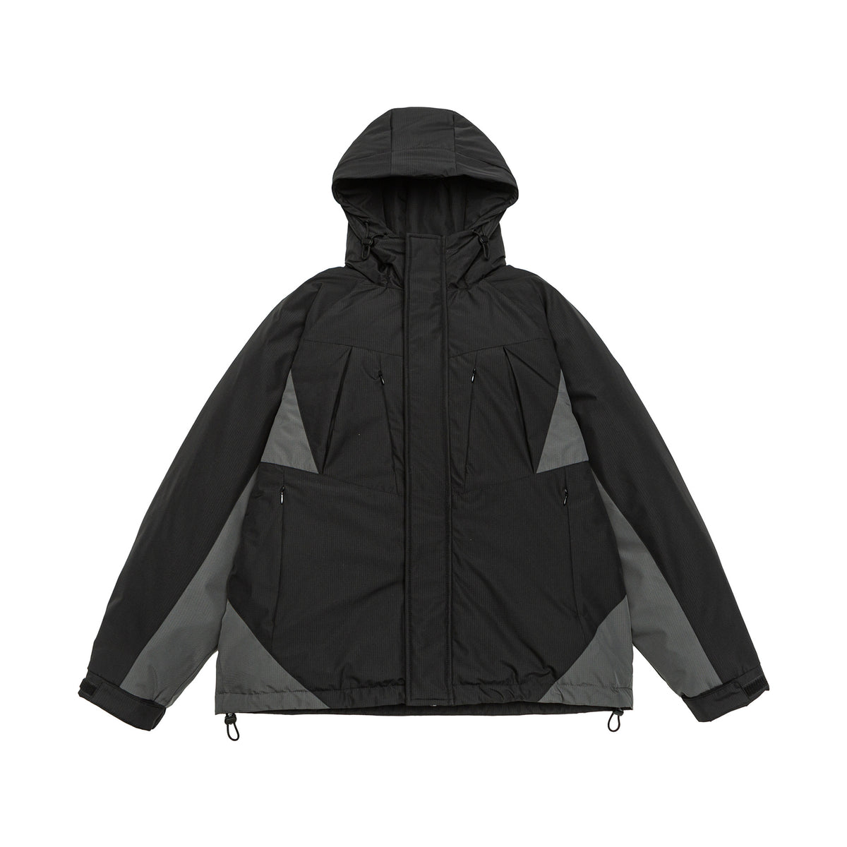 Men's Waterproof Padded Parka with Adjustable Hood and Multiple Pockets EVA-US