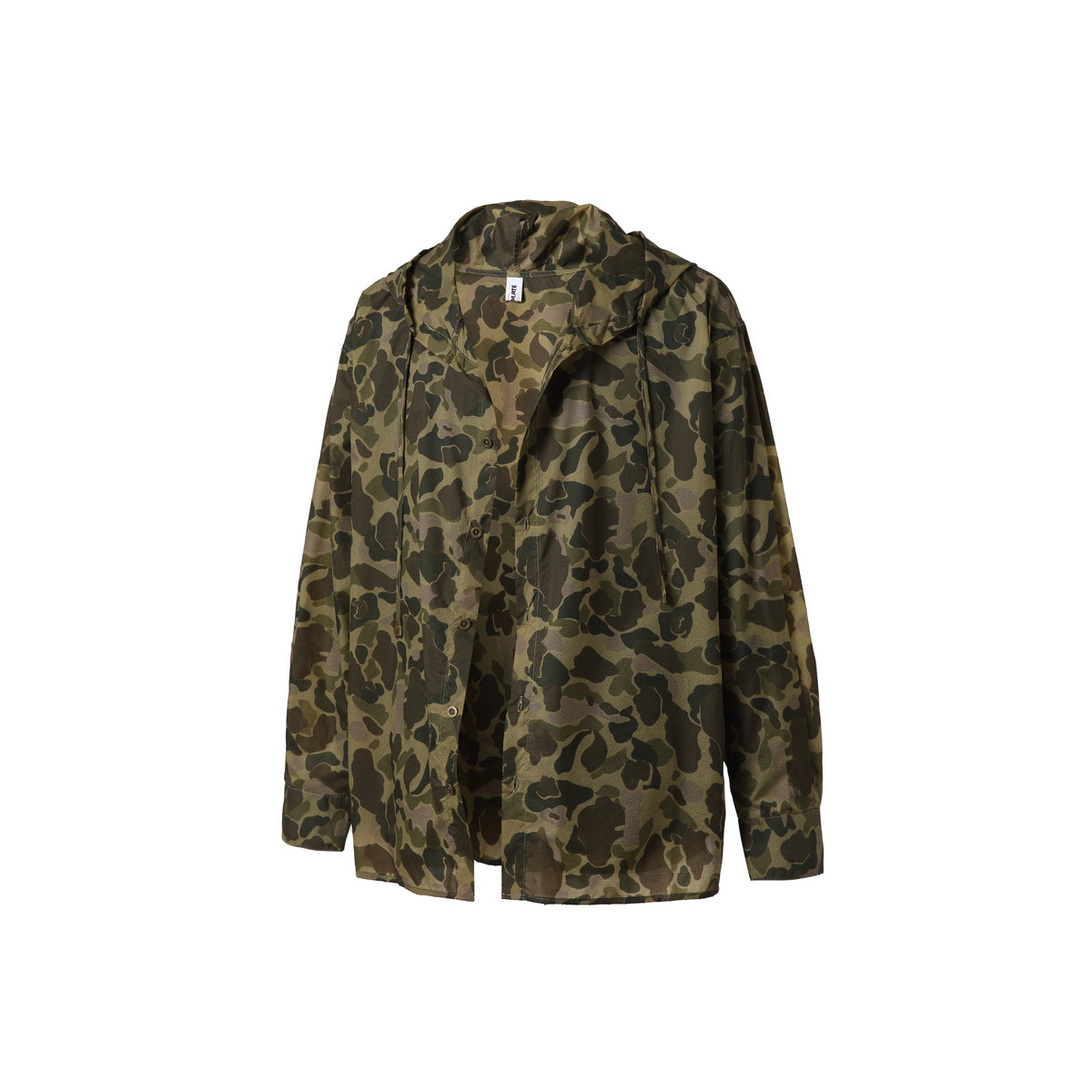 Men's Camouflage Hoodie in Oversized Utility Style EVA-US