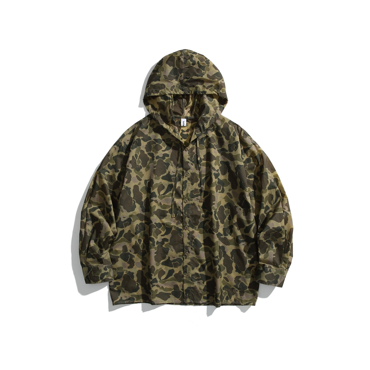 Men's Camouflage Hoodie in Oversized Utility Style EVA-US