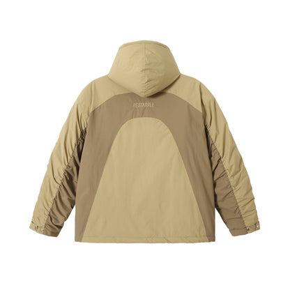 Men's waterproof camouflage field jacket with hood, thermal insulation and utility details EVA-US
