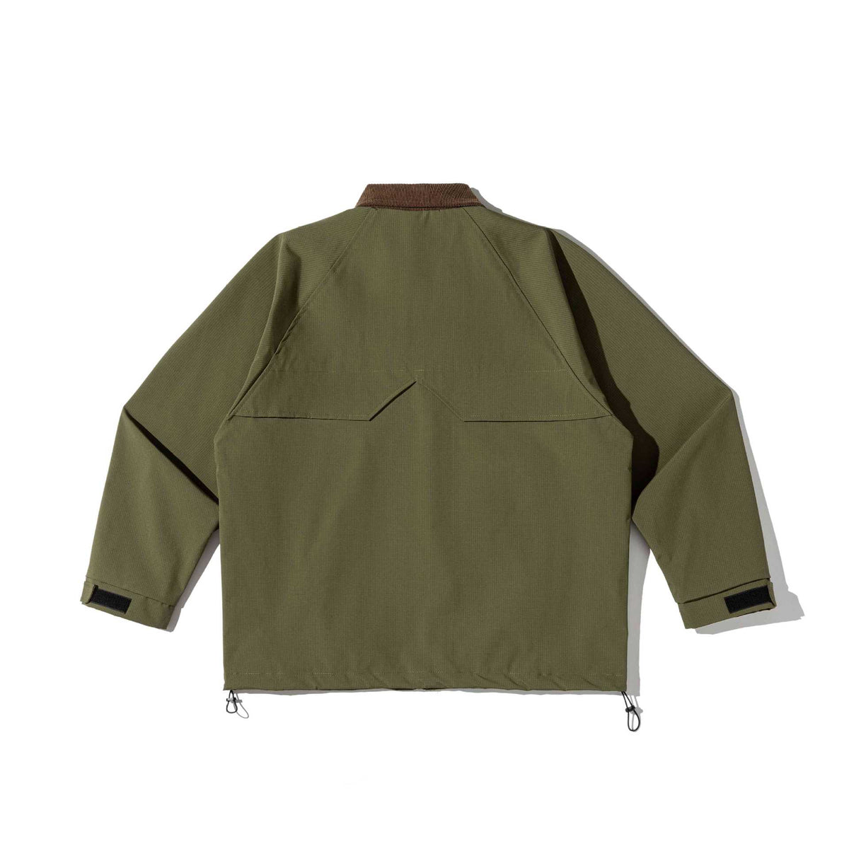 Men's field jacket in parka style with cord collar and utility details EVA-US