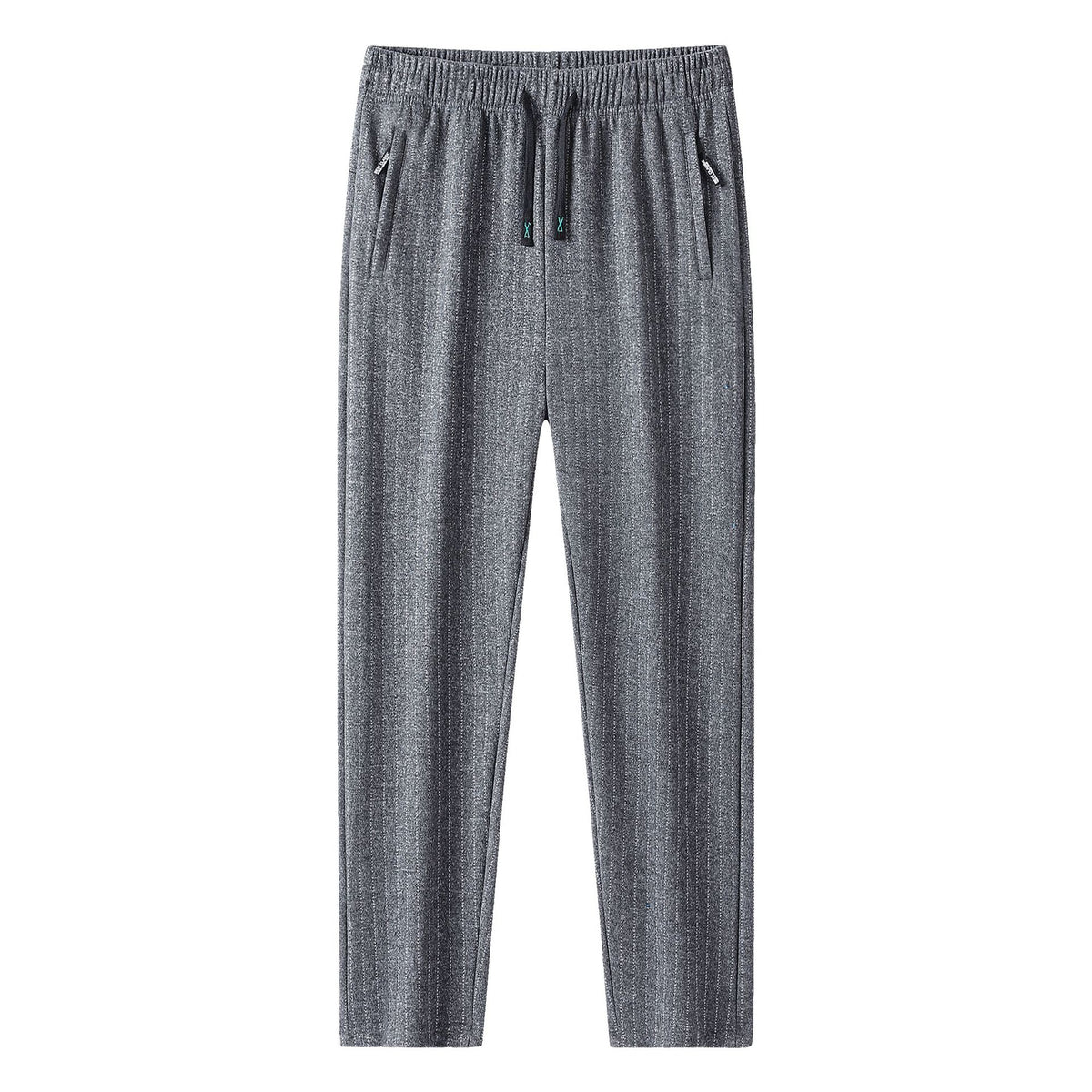 Men's slim-fit joggers with pinstripes and elastic waistband EVA-US