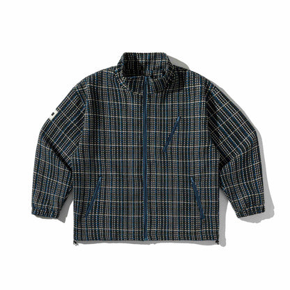 Unisex Castly tailored wool-look field jacket with high stand-up collar and zip pockets EVA-US