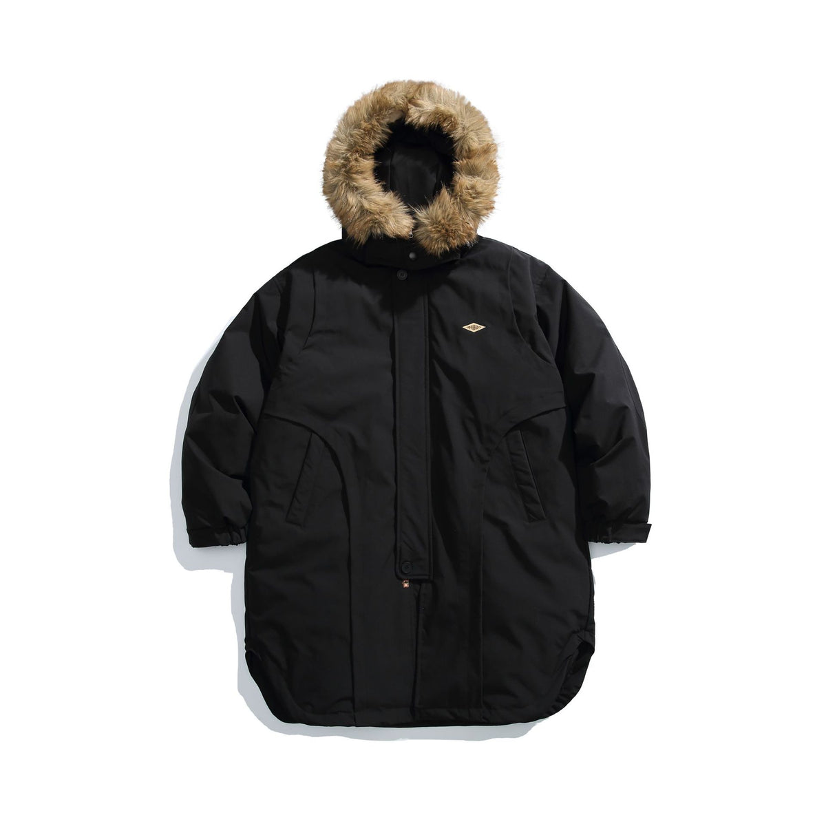 Men's Lined Winter Parka with Detachable Faux Fur Hood EVA-US