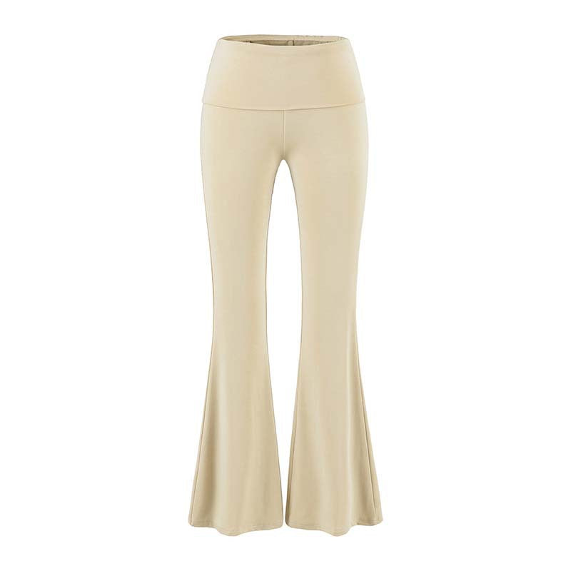 Women's Loungewear Set with Bolero, Turtleneck Cropped Top and Flared Trousers EVA-US