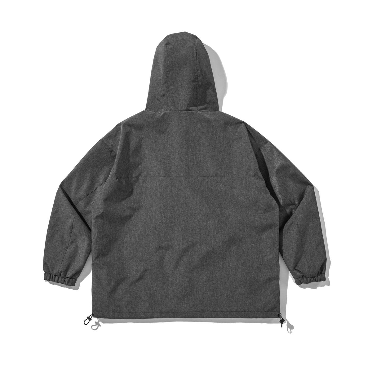 Unisex Technical Shell Jacket with Hood, Utility Pockets and Drawstring EVA-US