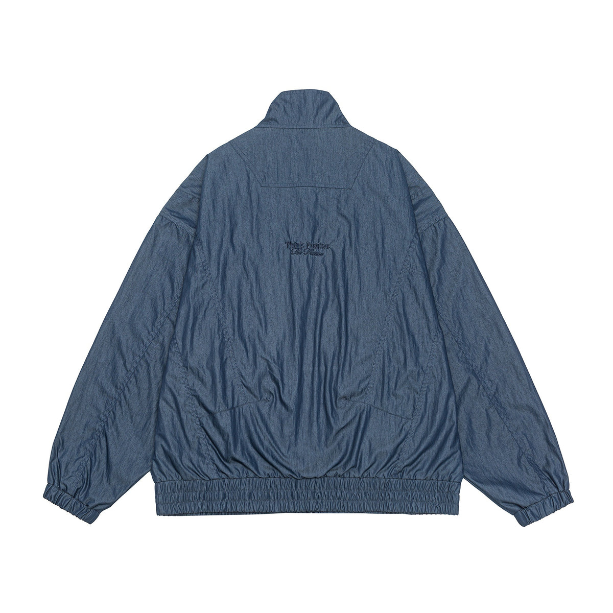 Unisex Lightweight Boxy Blouson with Funnel Collar and Utility Pockets EVA-US