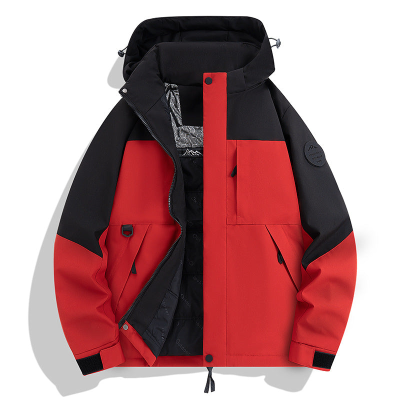 Men's Waterproof and Breathable Softshell Outdoor Jacket EVA-US
