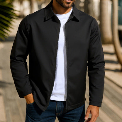 Men's casual leisure jacket with innovative wind protection technology EVA-US