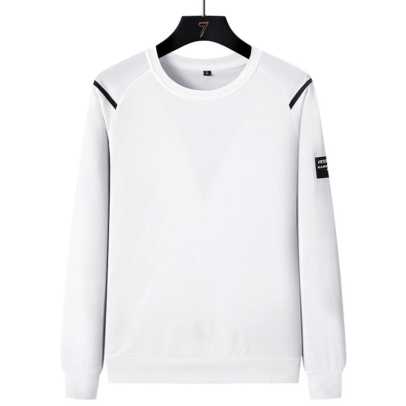 Men's sporty tracksuit set with zip jacket, round neck sweatshirt and slim fit jogging pants EVA-US