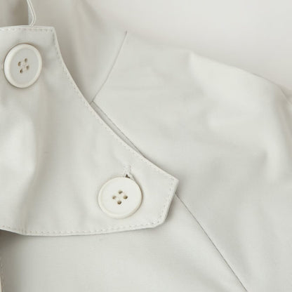 Women's coat with stand collar, balloon sleeves and side slits EVA-US