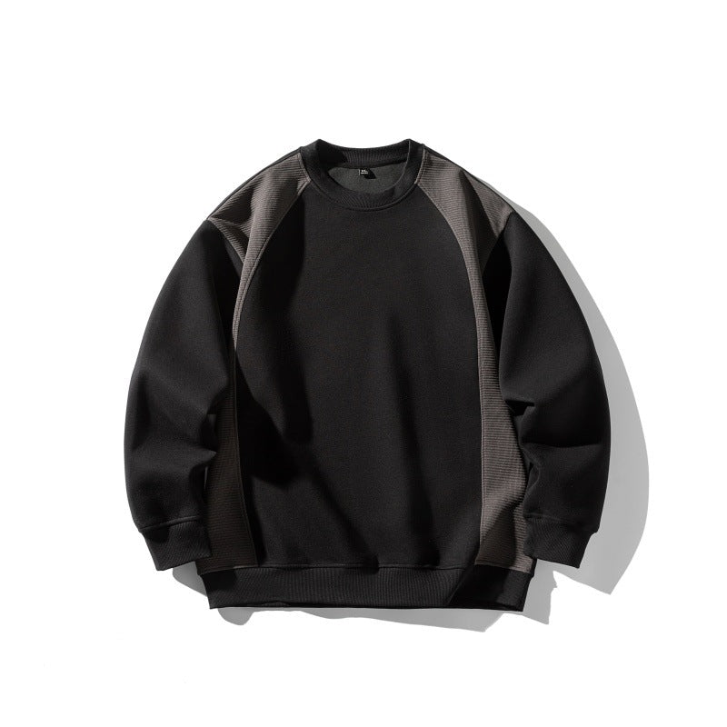 Unisex Oversize Sweatshirt with raglan sleeves and textured side panels EVA-US