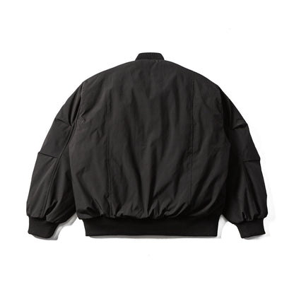 Men's boxy padded short jacket with ribbed collar and ergonomic side pockets EVA-US