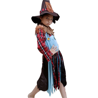 Girl's fun harvest time costume with hat EVA-US