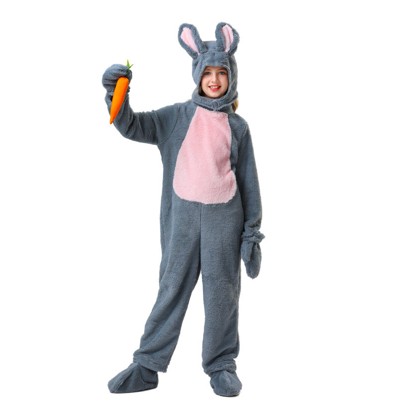 Girl Plush Bunny Costume EVA-US