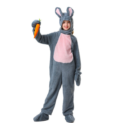 Girl Plush Bunny Costume EVA-US
