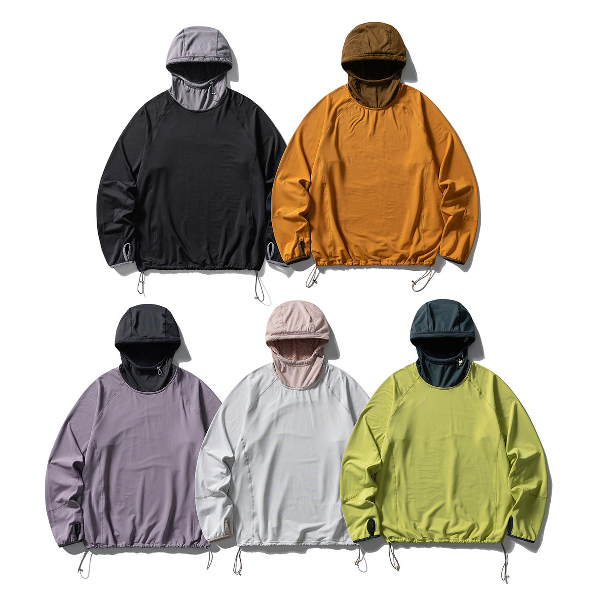 Unisex Technical Hoodie with Adjustable Hem, Insulated Inner Hood and Thumb Holes EVA-US