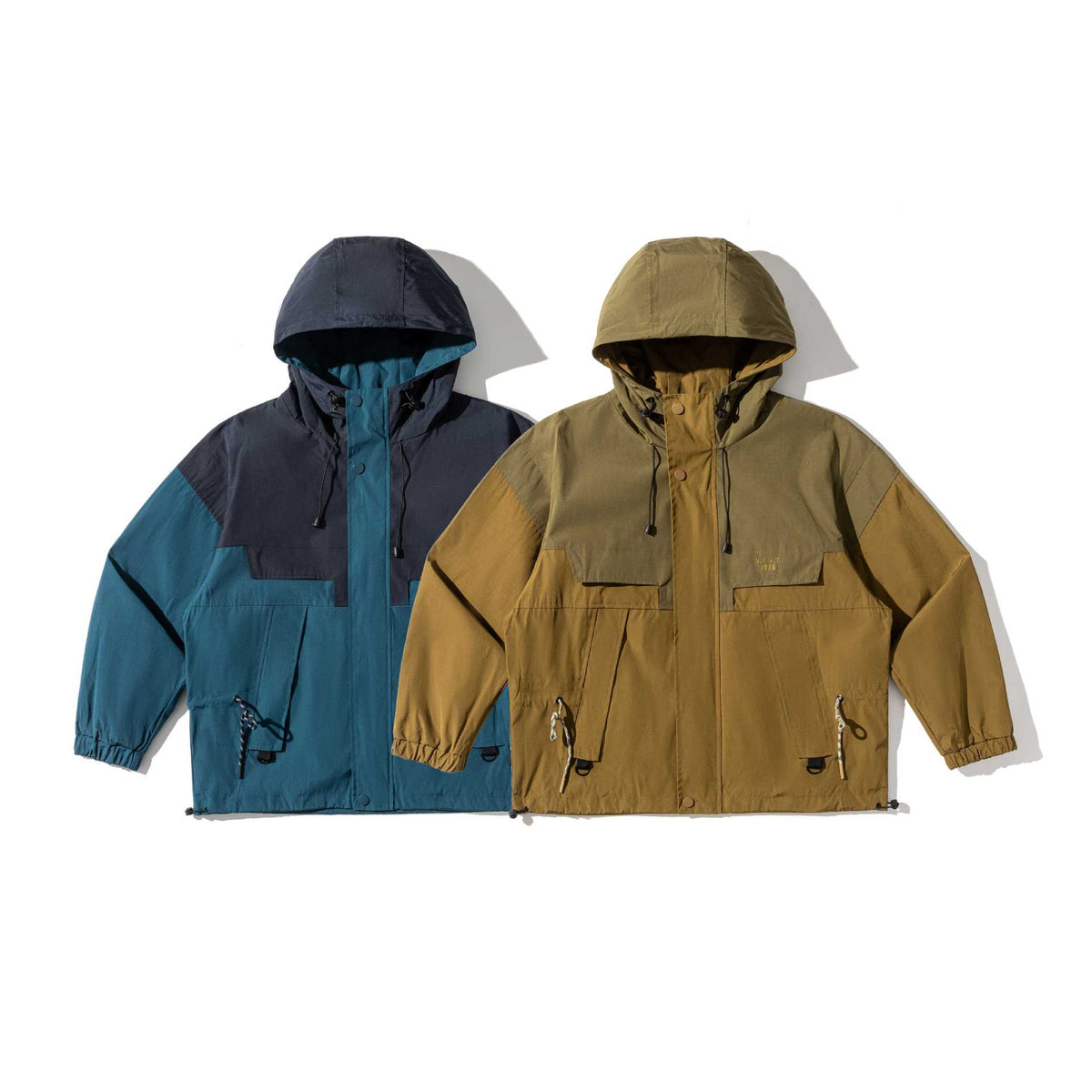 Unisex Functional Field Parka with Hood, Drawstring and Utility Pockets EVA-US