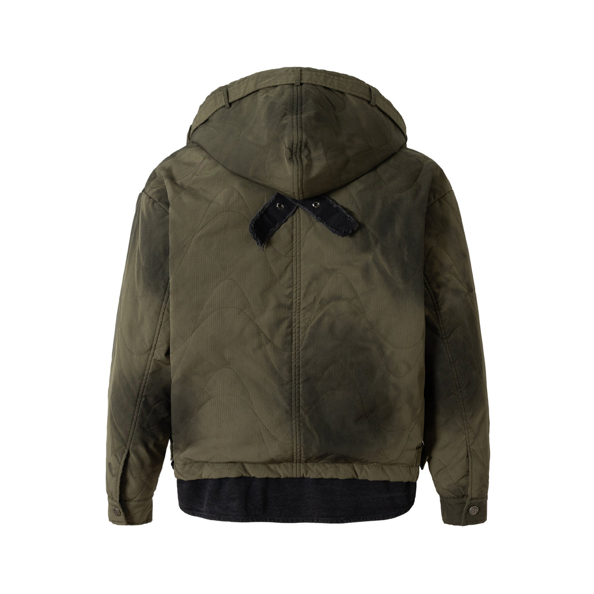 Men's Short Field Parka with modular inner lining, hood, and cargo pockets EVA-US