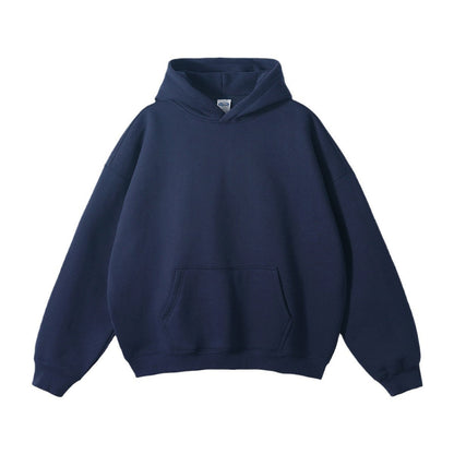 Unisex loose-fitting hoodie made of organic cotton with kangaroo pocket EVA-US
