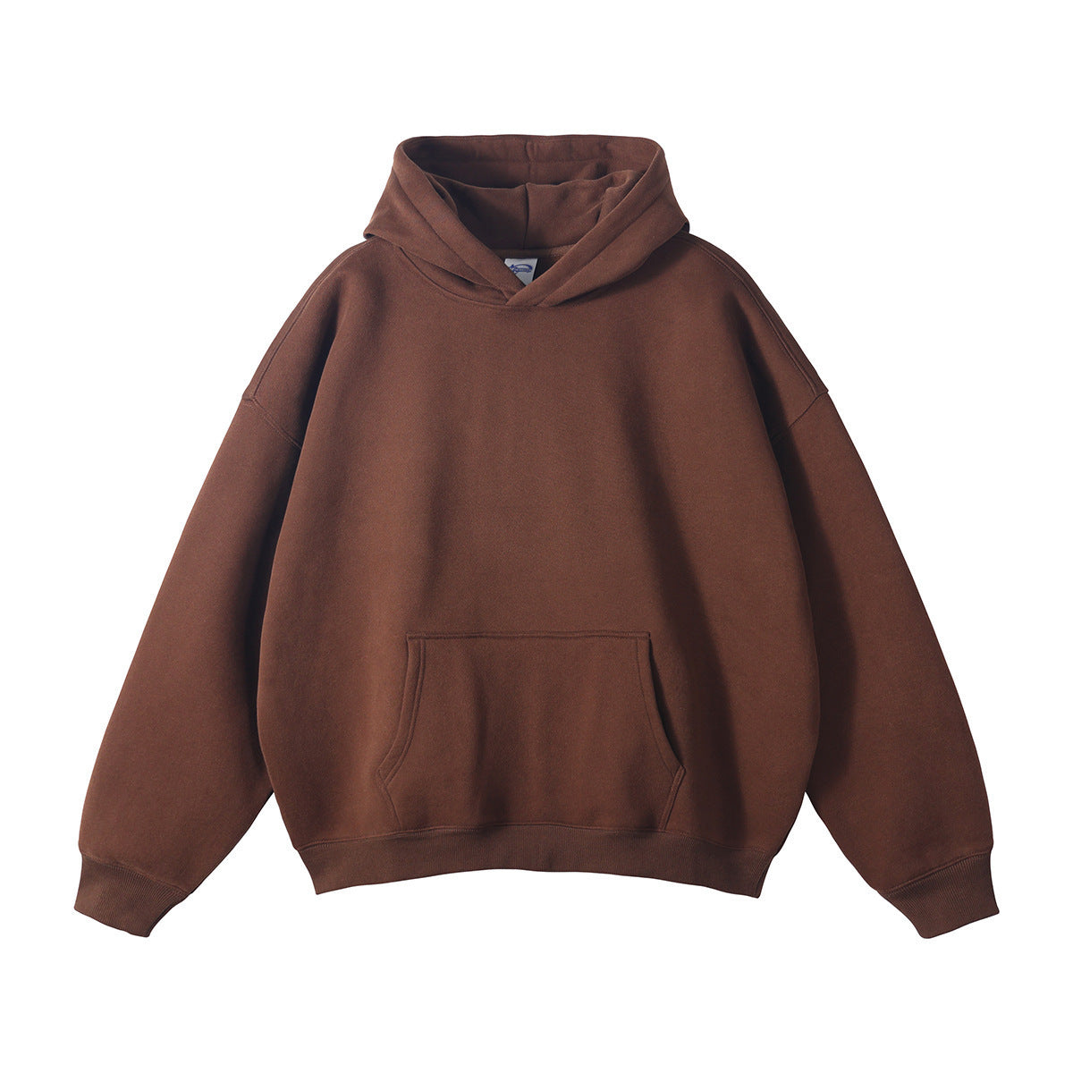 Unisex loose-fitting hoodie made of organic cotton with kangaroo pocket EVA-US
