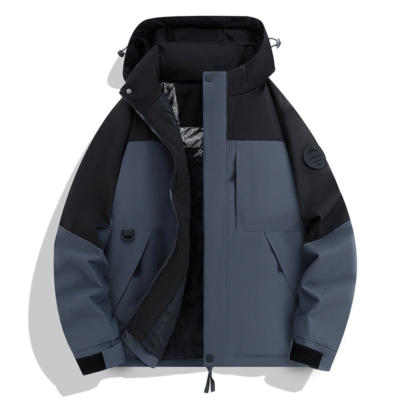 Men's Waterproof and Breathable Softshell Outdoor Jacket EVA-US