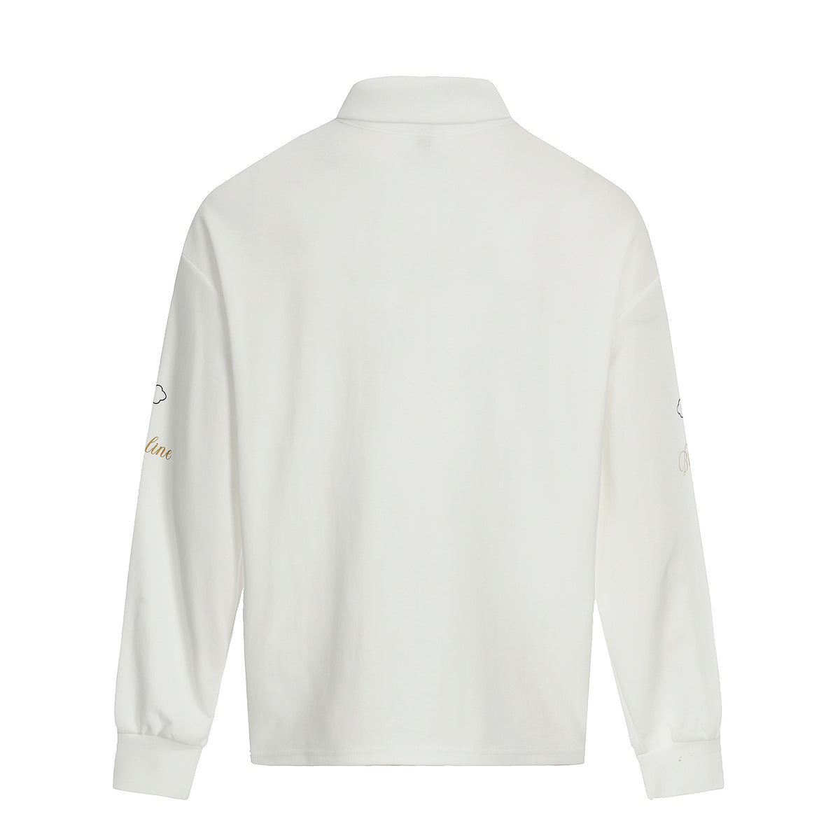 Unisex Rugby Polo Shirt with Kent Collar, Logo Prints and Oversize Cut EVA-US