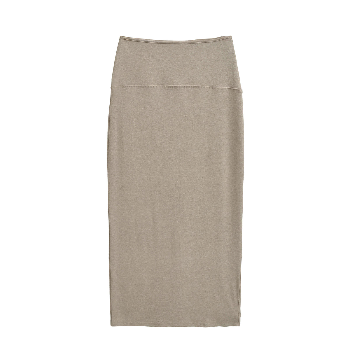 Ladies' cropped set made of fine knit with button cardigan and figure-hugging maxi skirt EVA-US