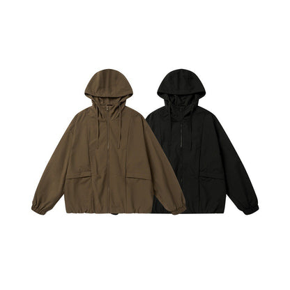 Unisex Oversize Hooded Sweatshirt with elastic hem and utility pockets EVA-US