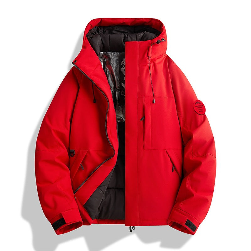 Women's Padded Winter Jacket with Hood, Water Repellent and Windproof EVA-US