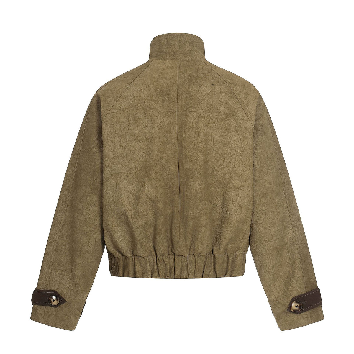 Unisex Short Cut Boxy Blouson with Toggle Closures and Adjustable Cuffs EVA-US