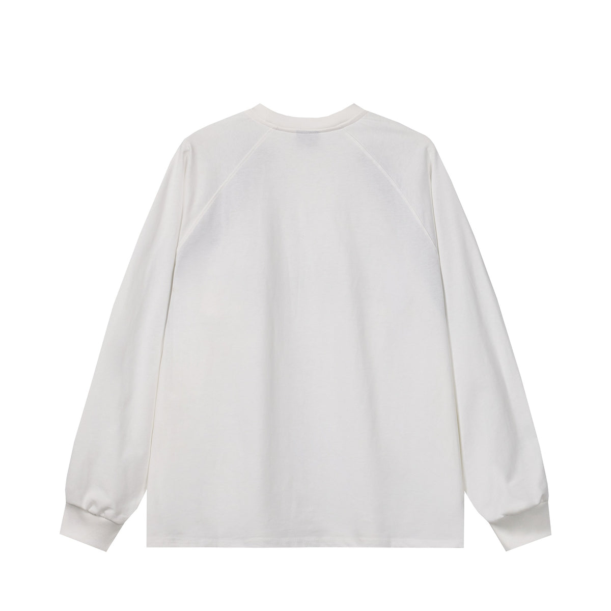 Unisex Oversize Sweatshirt in Retro Sports Style with Raglan Sleeves and Contrast Piping EVA-US