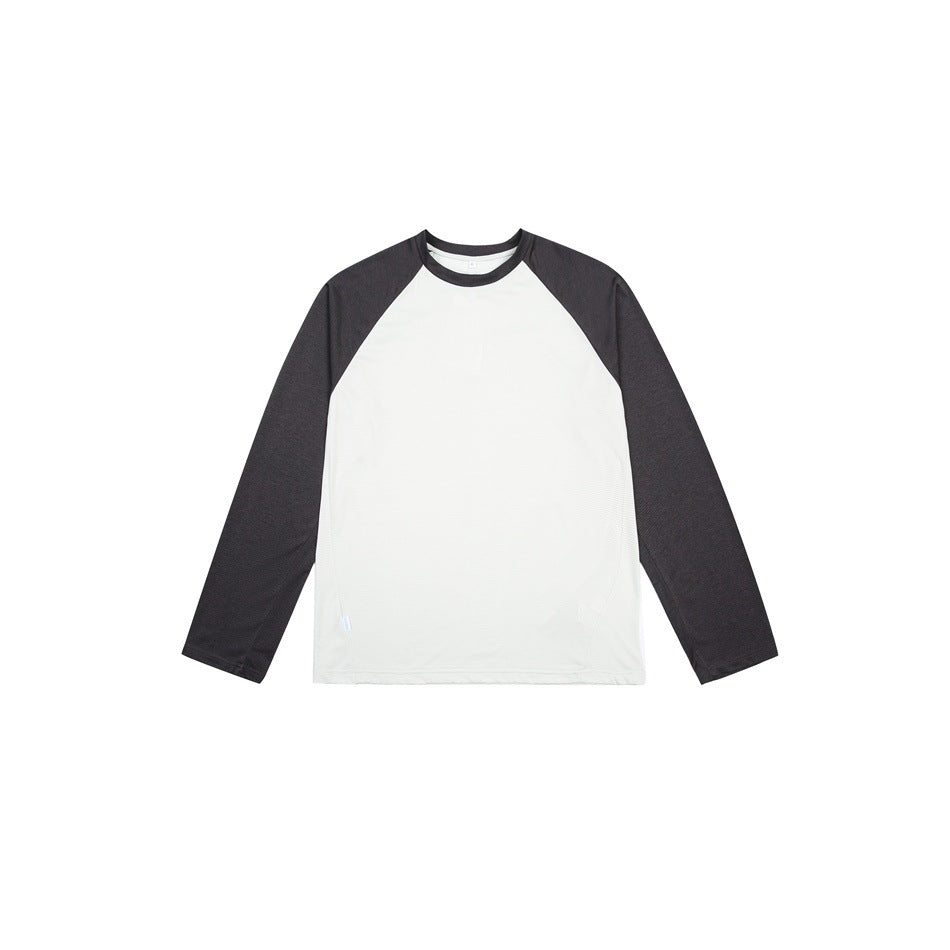Unisex Raglan-Long Sleeve Shirt made of lightweight cotton blend with waffle texture EVA-US
