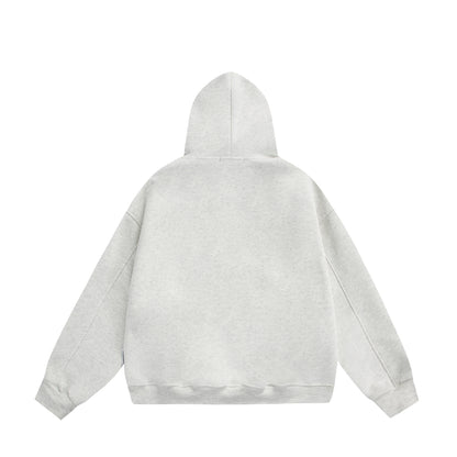 Women Oversize Hoodie with Rhinestone Applications and Relaxed Fit EVA-US