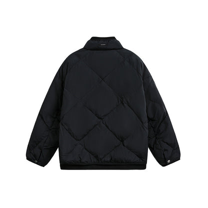 Unisex Boxy padded winter jacket with stand-up collar and ribbed cuffs EVA-US