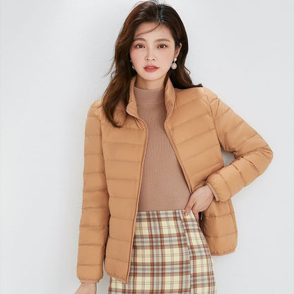 Women's Ultra-light Quilted Hooded Jacket with Ultra-flat Thermal Wadding EVA-US