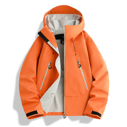 Men's waterproof softshell jacket with removable quilted inner jacket EVA-US