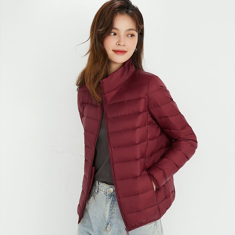 Women's Ultra-light Quilted Hooded Jacket with Ultra-flat Thermal Wadding EVA-US