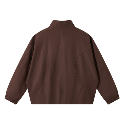 Unisex Short-cut Boxy Bomber with ergonomic seams and elastic cuffs EVA-US