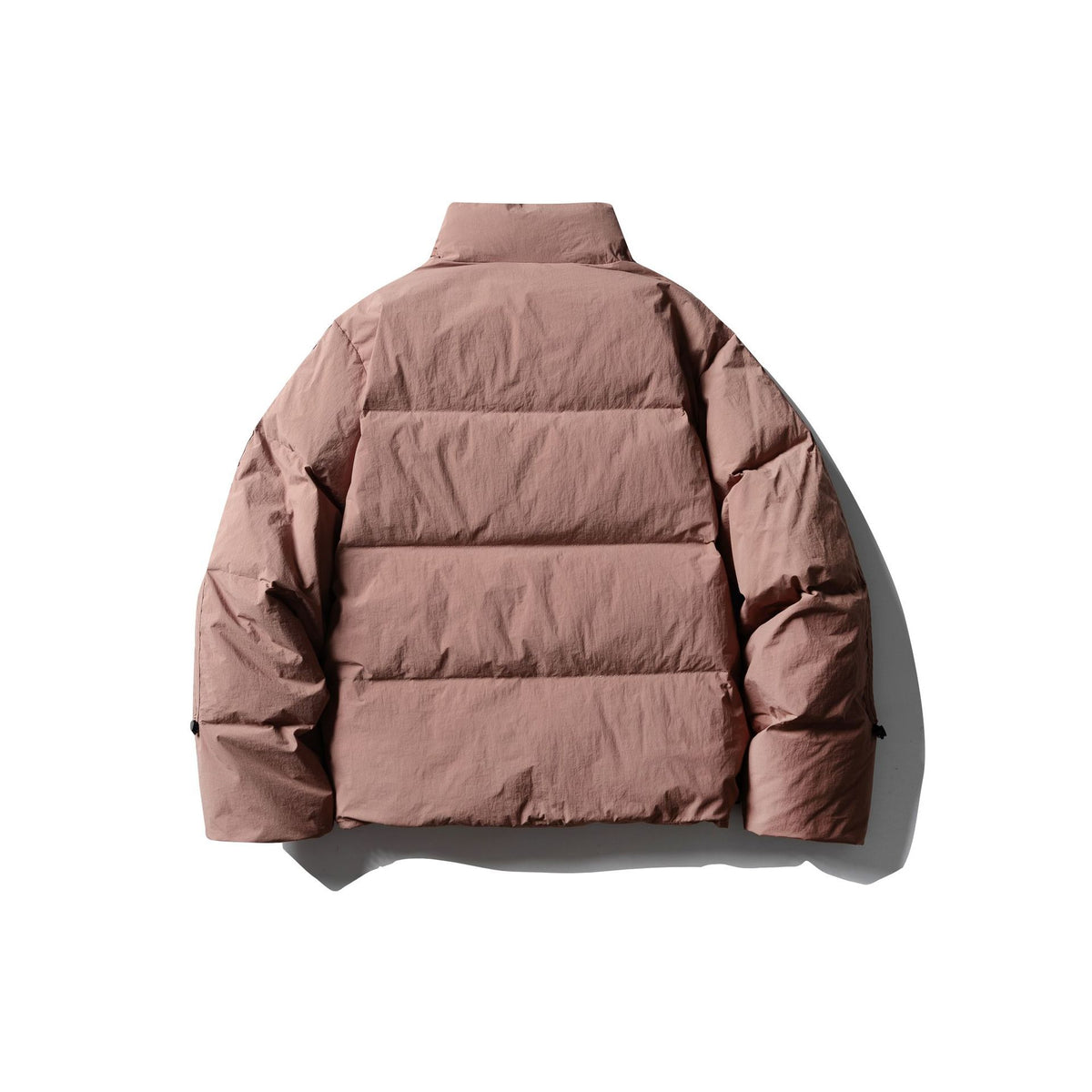 Men's Short Boxy Puffer with Padded Cushion Collar and Windproof Outer Shell EVA-US