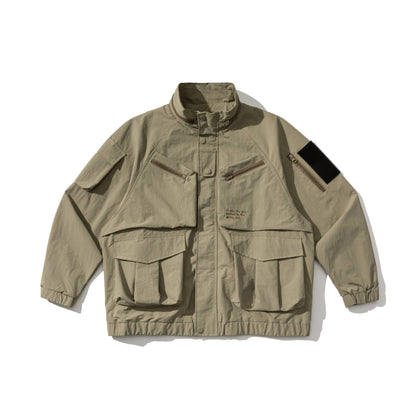 Men's Technical Field Jacket with Multifunctional Pockets EVA-US