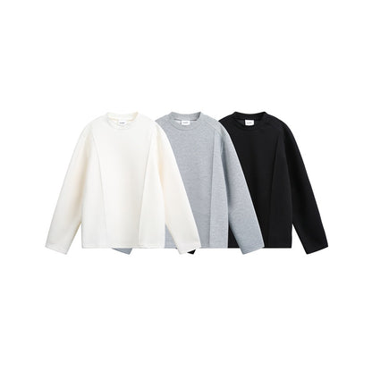 Unisex Oversize Sweatshirt with raglan sleeves and minimalist dividing seams EVA-US