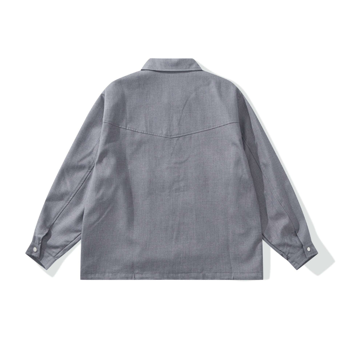 Men's Utility Chore Jacket with Full Zip and Large Flap Pockets EVA-US