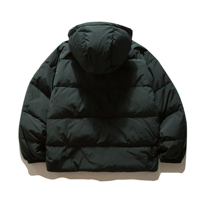 Women’s oversized quilted hooded jacket with voluminous thermal padding EVA-US