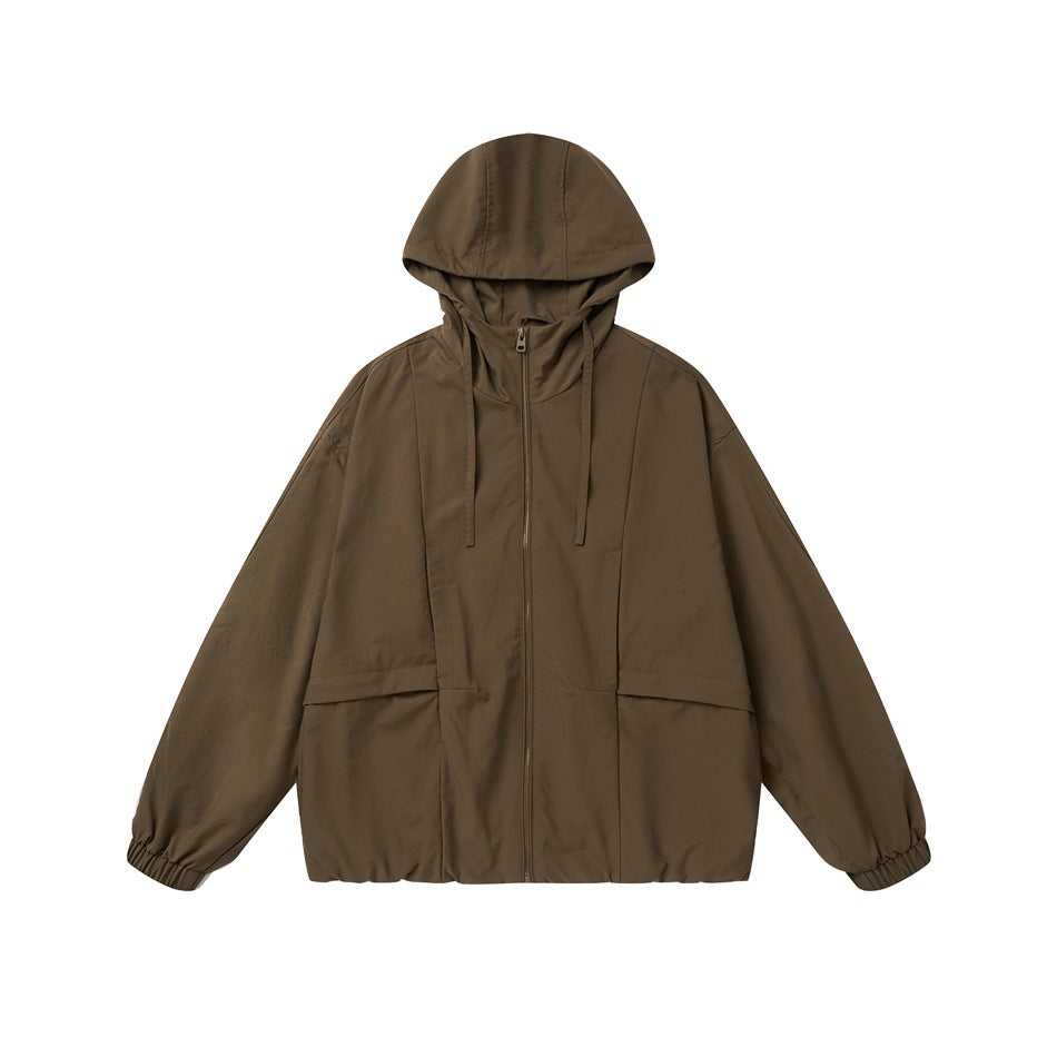Unisex Oversize Hooded Sweatshirt with elastic hem and utility pockets EVA-US