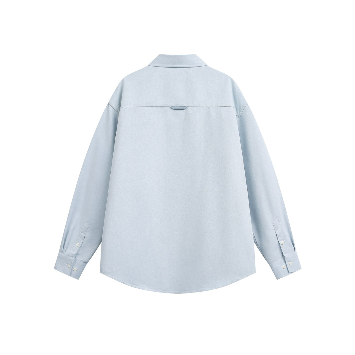Unisex Oversized Patchwork Denim Shirt with Boxy Cut EVA-US
