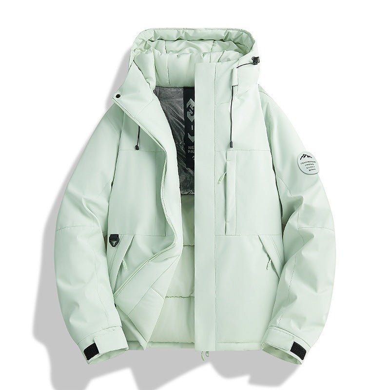 Women's Padded Winter Jacket with Hood, Water Repellent and Windproof EVA-US