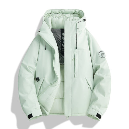 Women's Padded Winter Jacket with Hood, Water Repellent and Windproof EVA-US